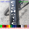 CYCOTIC Cycling Down Tube Seat Fork Frame Decal Cycling Bicycle Cyclist Bike