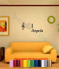 Treble Clef Wall Decal