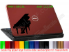 Grand Piano Laptop Decal