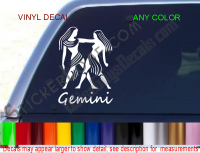 Zodiac Astrology Sign Decal - Gemini