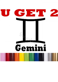 Zodiac Astrology Sign Decal - Gemini