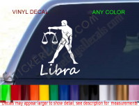 Zodiac/Astrology Sign Decal - Libra