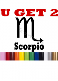 Zodiac/Astrology Sign Decal - Scorpio