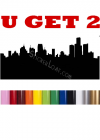 Skyline/Cityscape Decal - Detroit