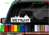 Skyline/Cityscape Decal - Detroit