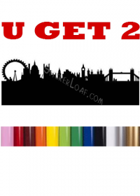 Skyline/Cityscape Decal - London