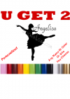 Personalized Ballerina/Ballet Decal