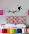 Personalized Ballet Dancer Wall Decal