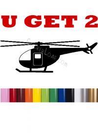 Helicopter Decal