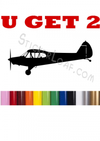 Piper Airplane Decal